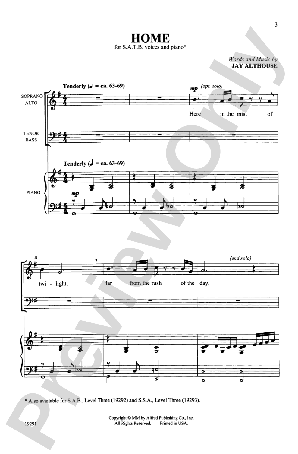 Home: SATB Choral Octavo