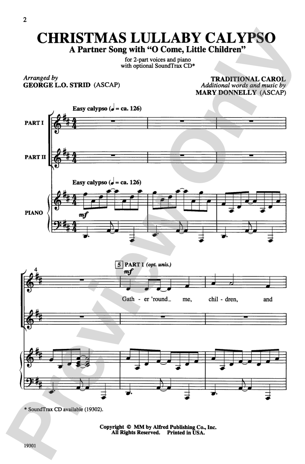 Christmas Lullaby: 2-Part Choral Octavo