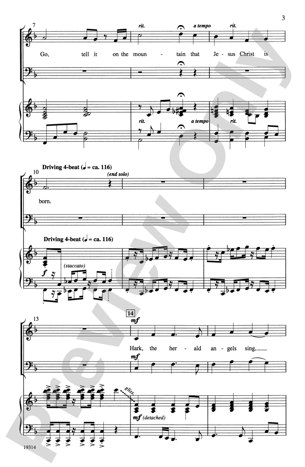Joy: A Medley of Carols: SATB Choral Octavo
