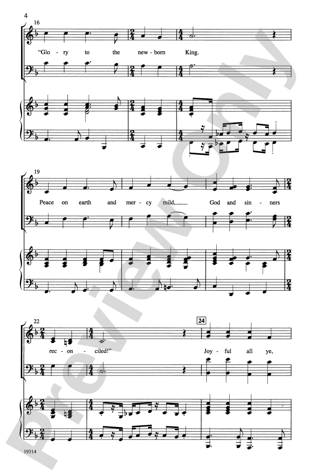 Joy: A Medley of Carols: SATB Choral Octavo