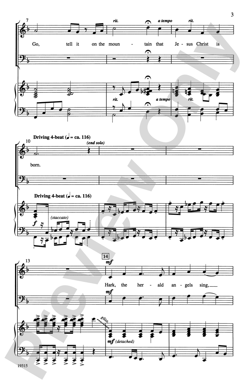 Joy: A Medley of Carols: SAB Choral Octavo