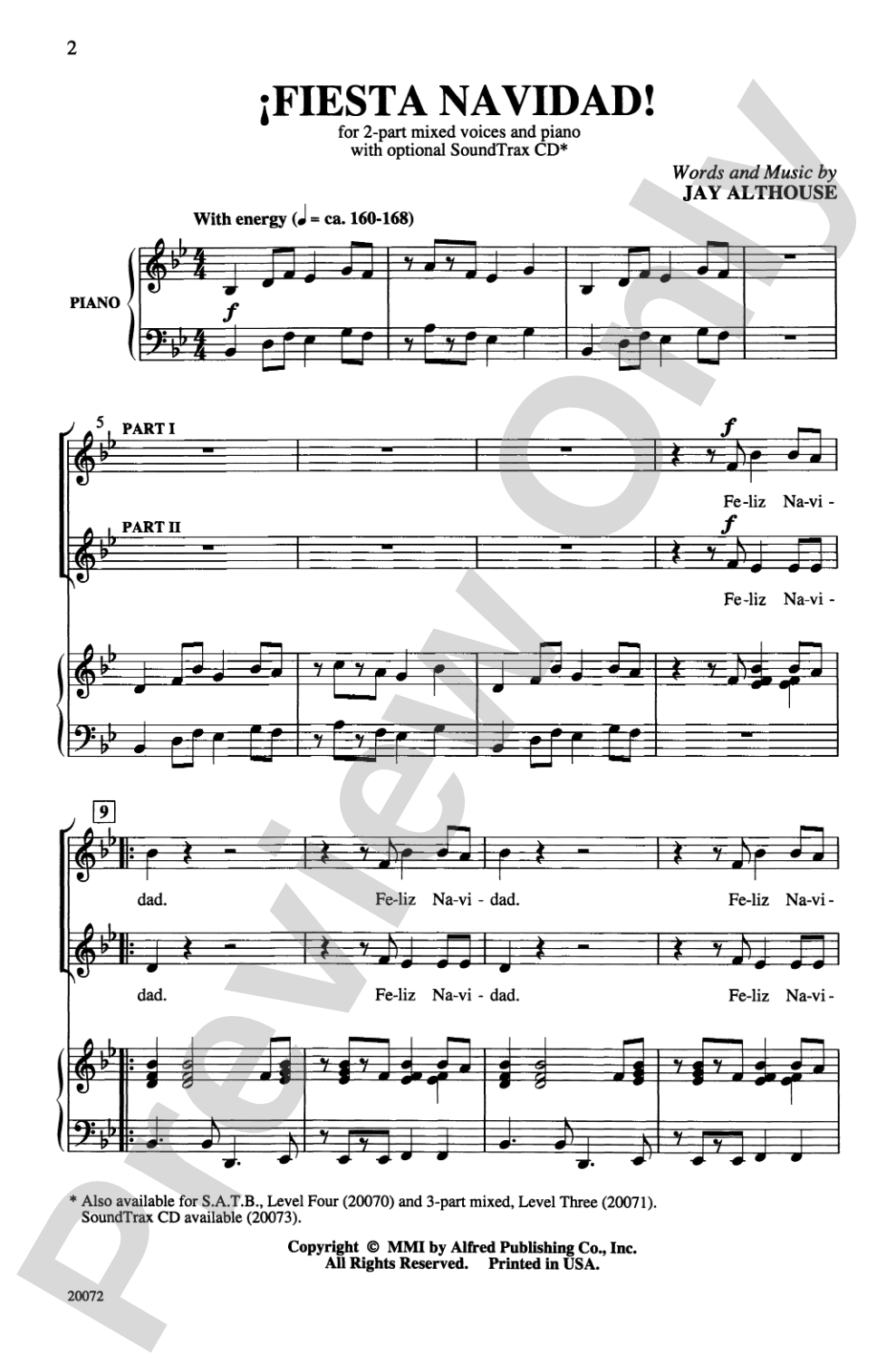 Fiesta Navidad: 2-Part Choral Octavo