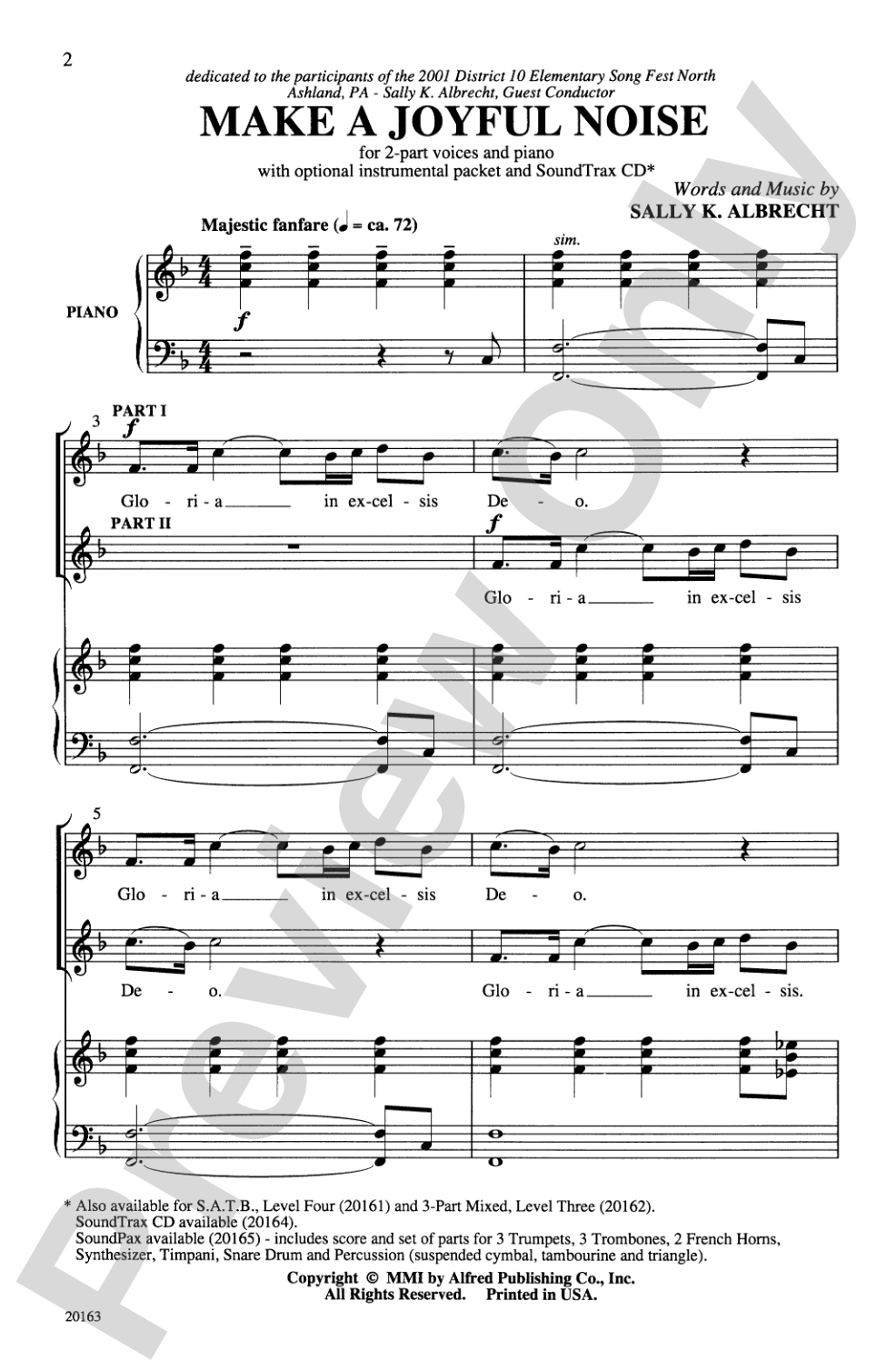 Make a Joyful Noise: 2-Part Choral Octavo