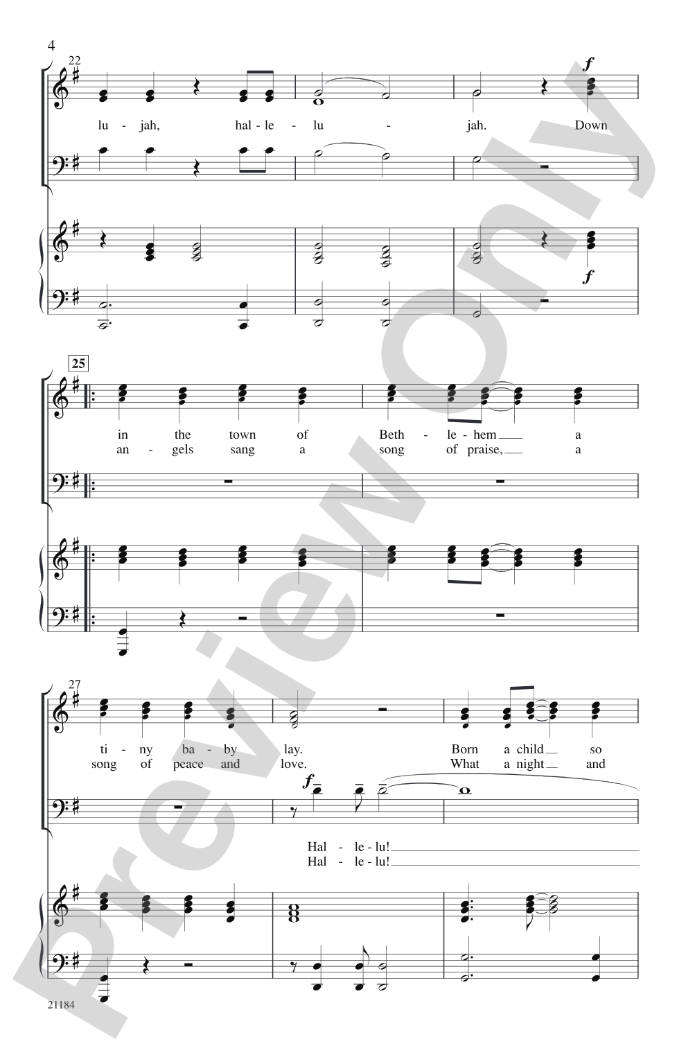 Christmas Hallelu: 3-Part Mixed Choral Octavo
