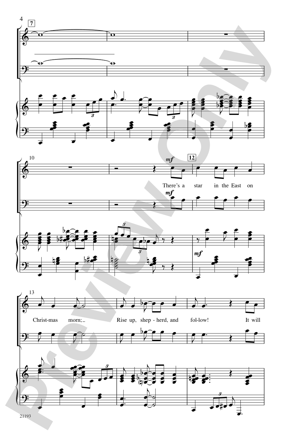 Rise Up, Shepherd, and Follow!: SAB Choral Octavo