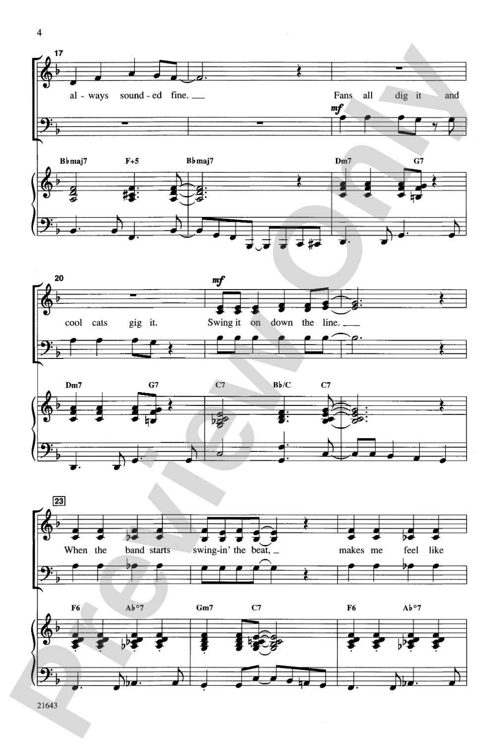 A Jazz Trio: SAB Choral Octavo