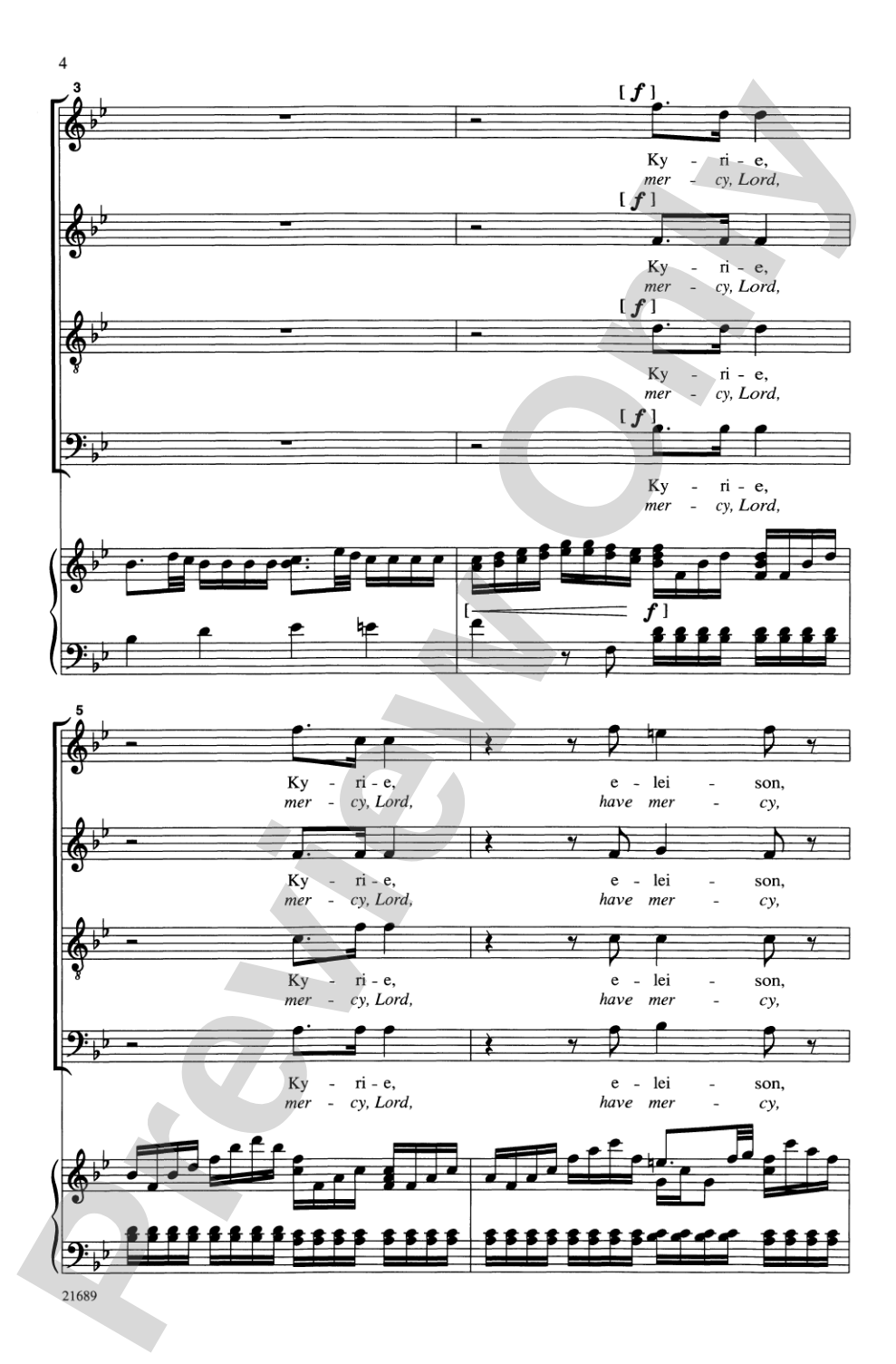 Kyrie and Gloria, from Haydn's <i>Kleine Orgelmesse</i>: SATB Choral Octavo