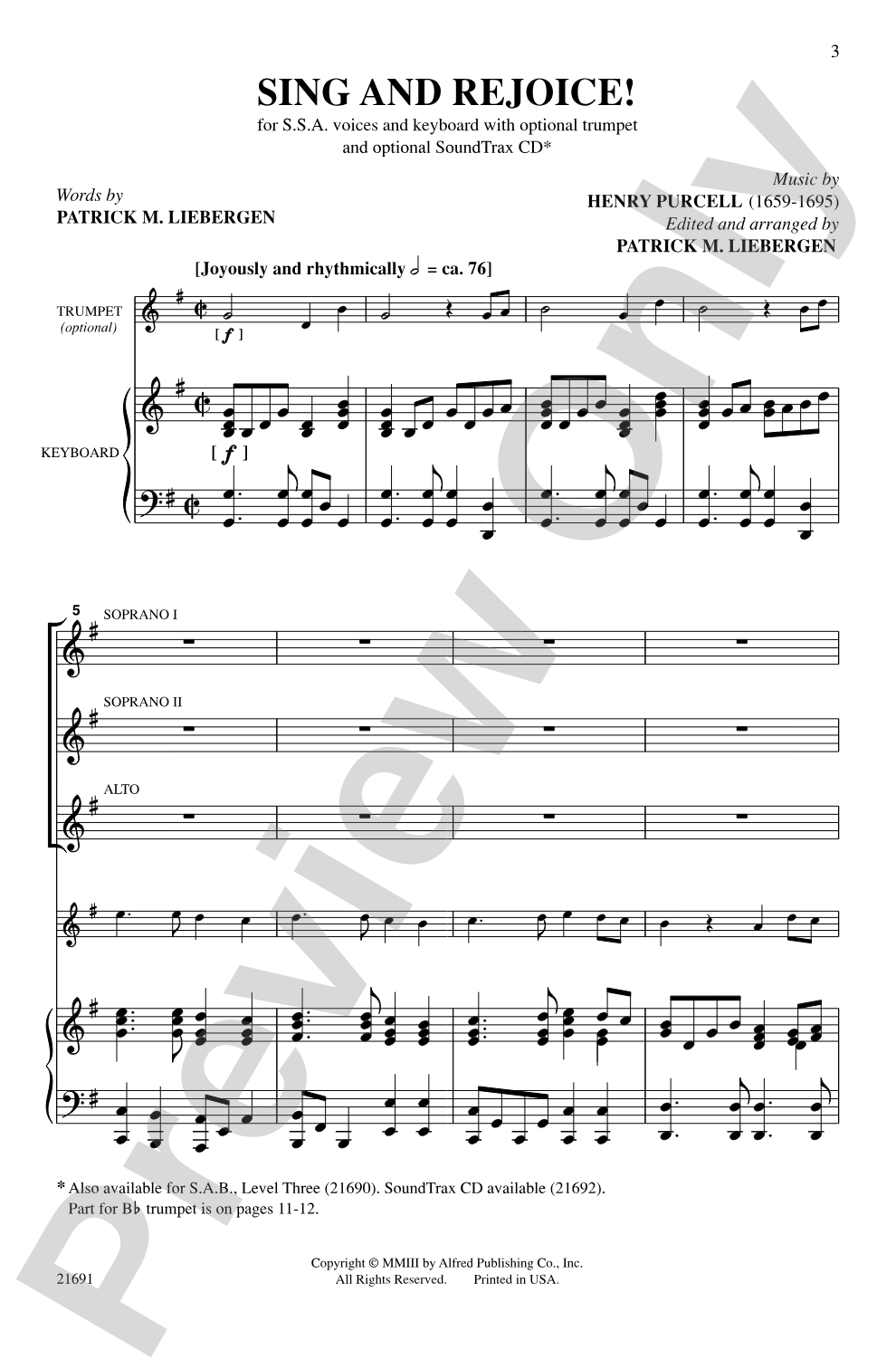Sing and Rejoice!: SSA Choral Octavo
