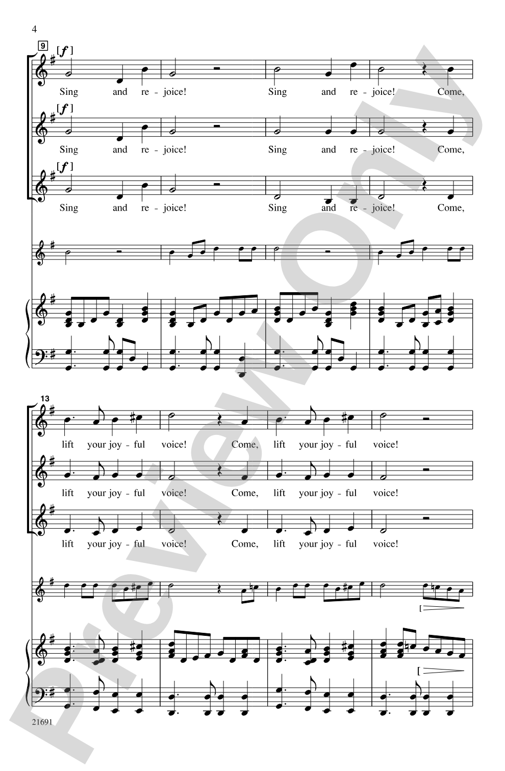 Sing and Rejoice!: SSA Choral Octavo