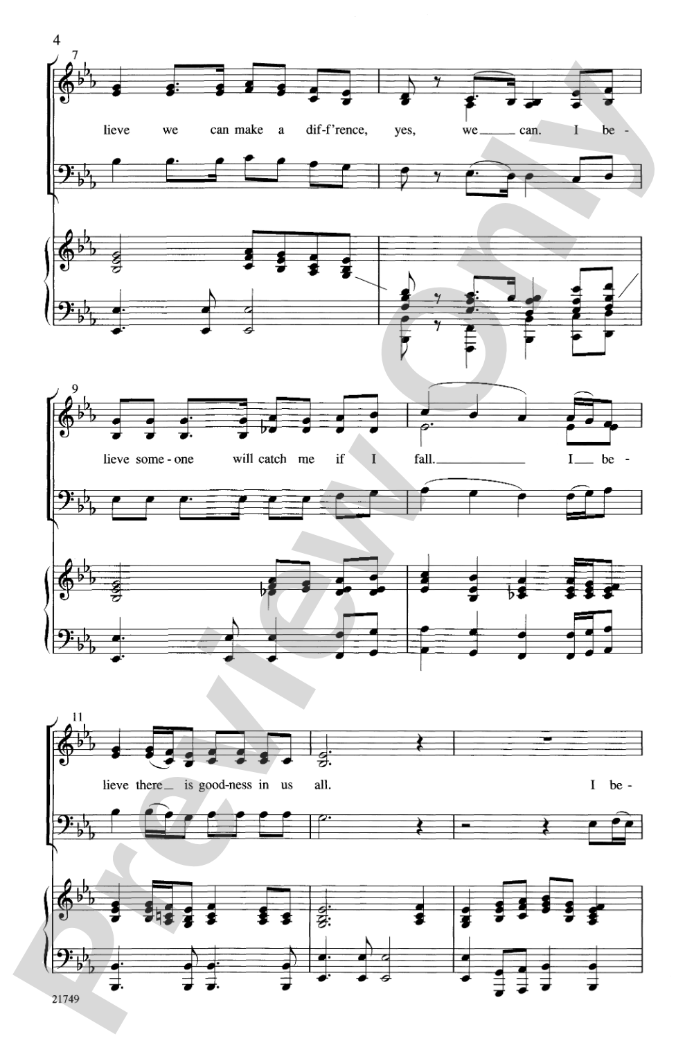 One Song, Many Voices: SAB (with Opt. Sign Language) Choral Octavo