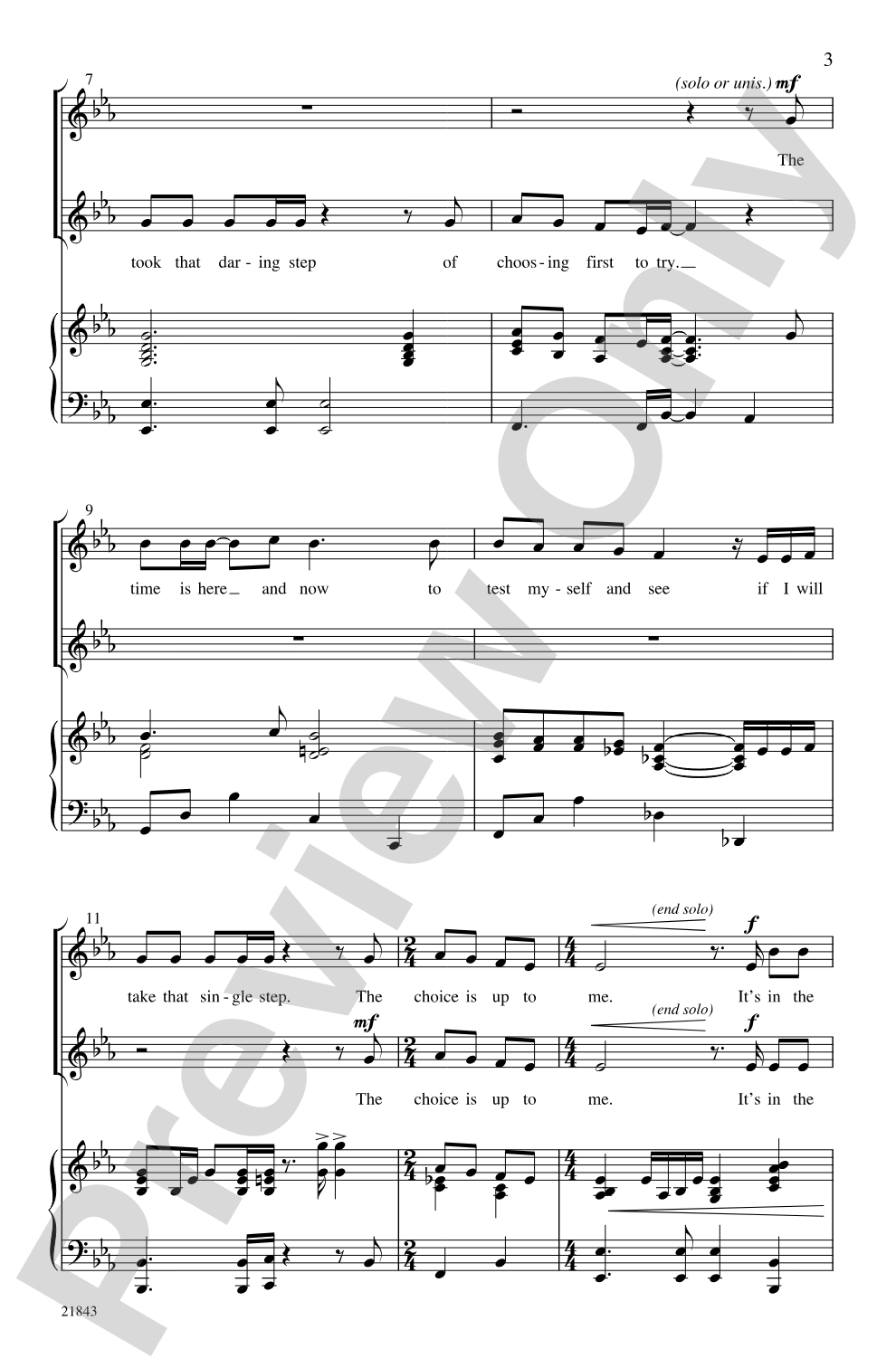 The Journey: 2-Part Choral Octavo