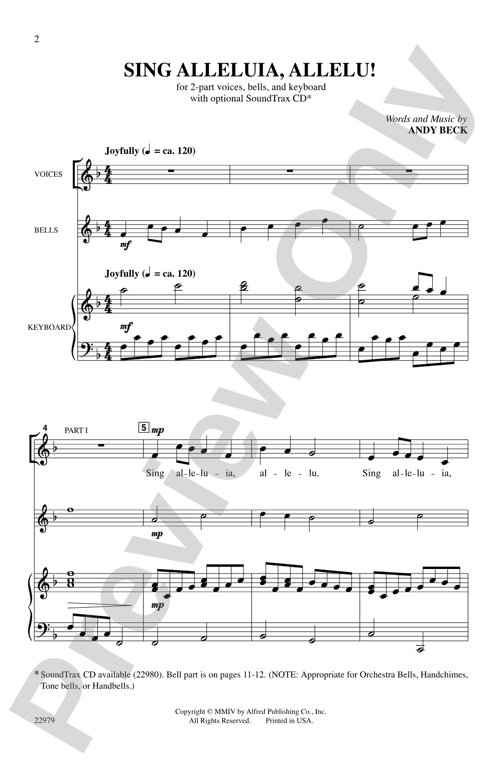 Sing Alleluia, Allelu!: 2-Part Choral Octavo