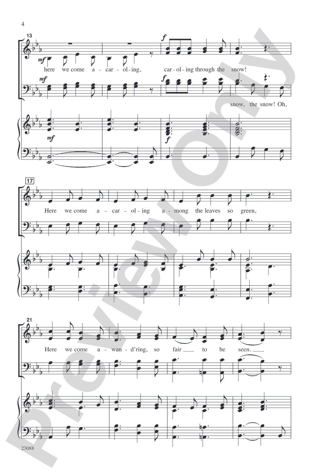 Christmas, Here We Come! (A Medley of Carols): SATB Choral Octavo