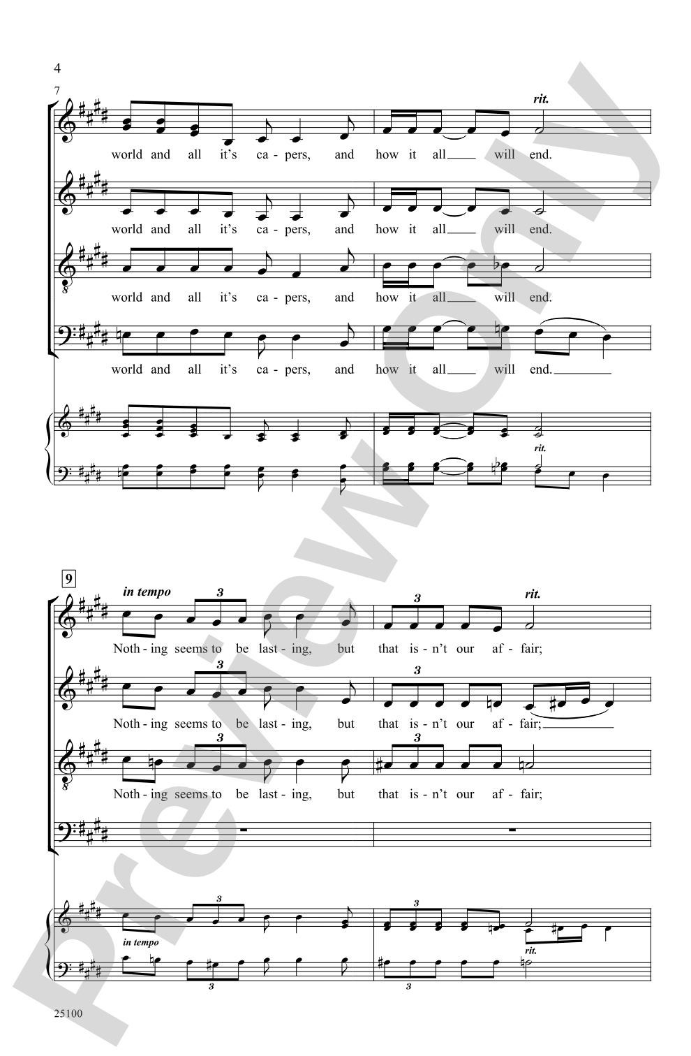 Love Is Here to Stay: SATB, <I>a cappella</I> Choral Octavo