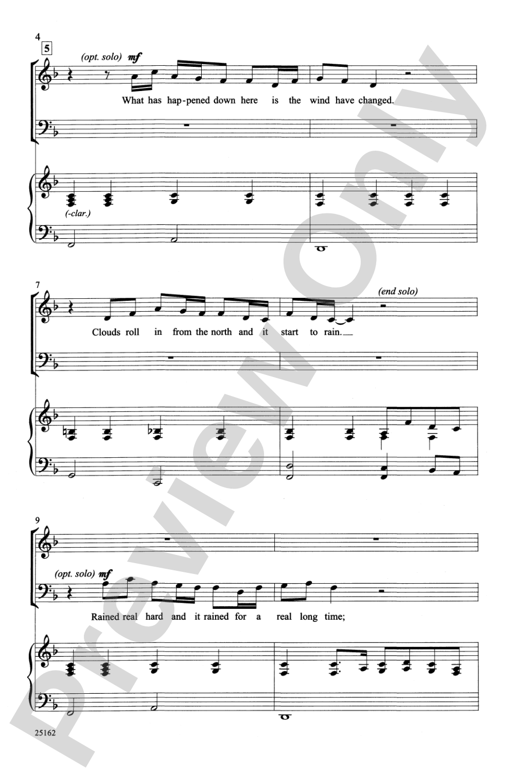 Louisiana 1927: SATB Choral Octavo