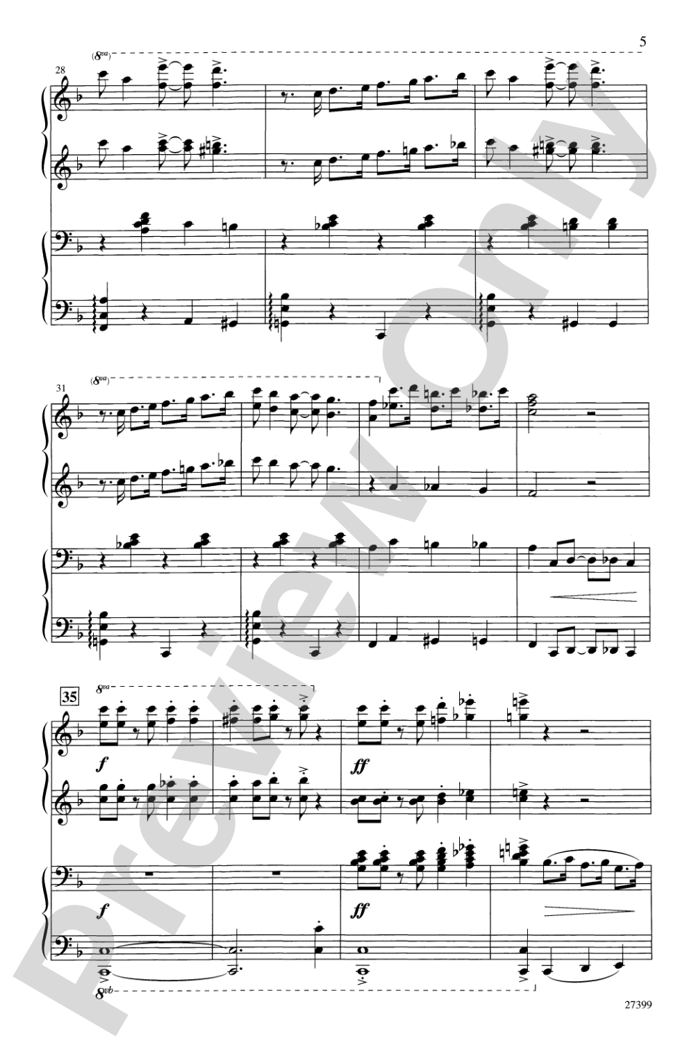 Handful of Keys (from <I>Ain't Misbehavin'</I>): SATB Choral Octavo