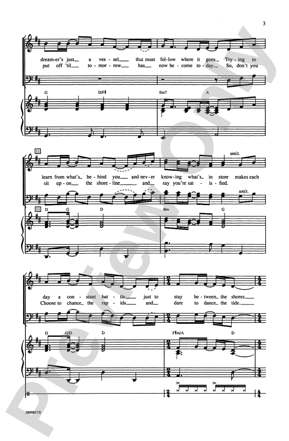 The River: SATB Choral Octavo