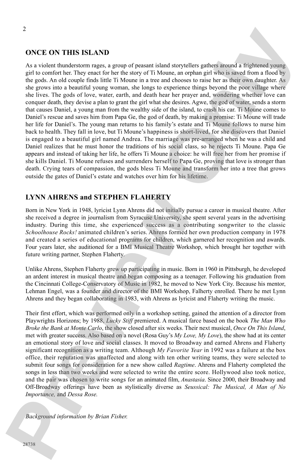 The Human Heart (from the musical <i>Once On This Island</i>): SAB Choral Octavo