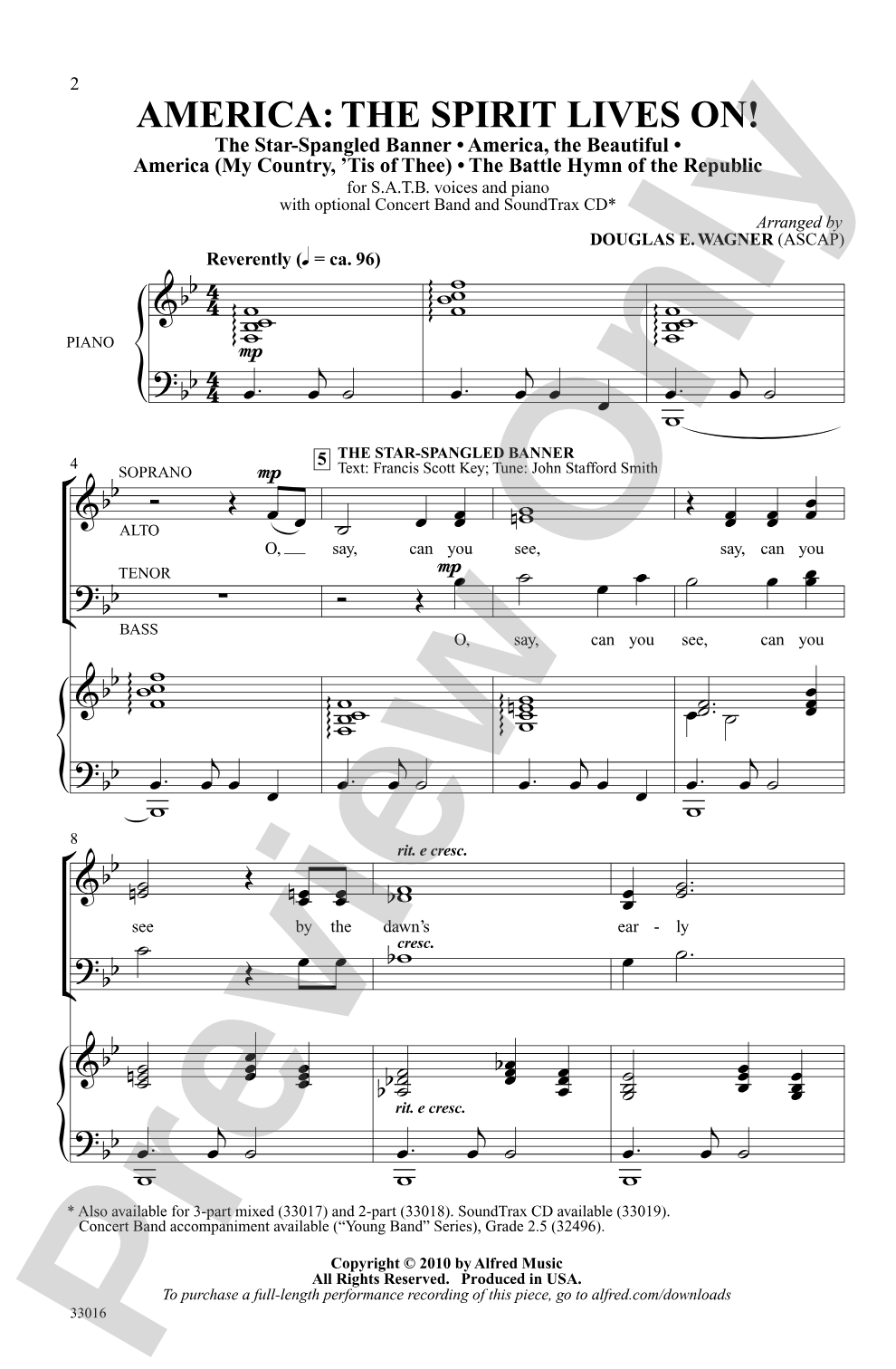 America, the Spirit Lives On!: SATB Choral Octavo