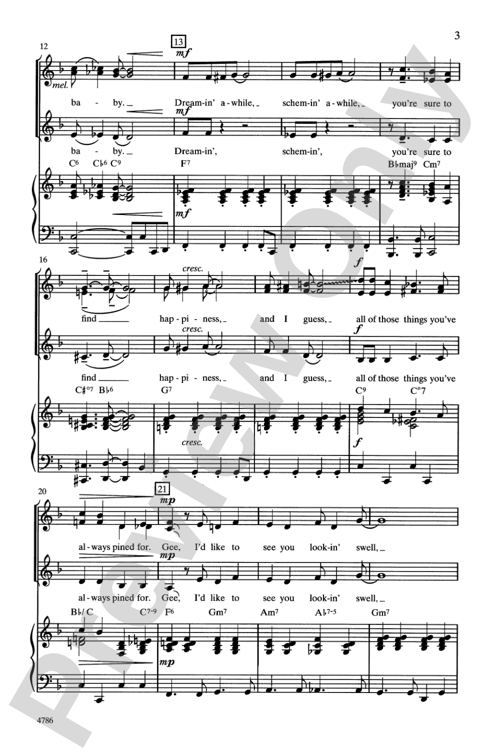 I Can't Give You Anything but Love: SSA Choral Octavo
