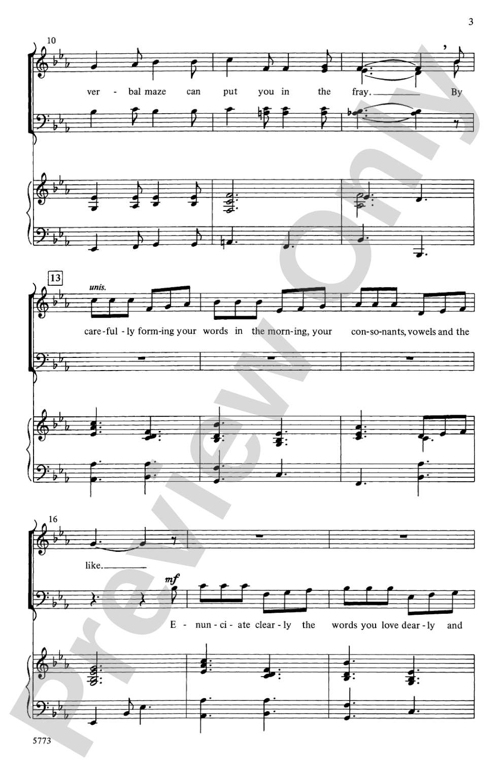 A Twist of the Tongue: SAB/SATB Choral Octavo