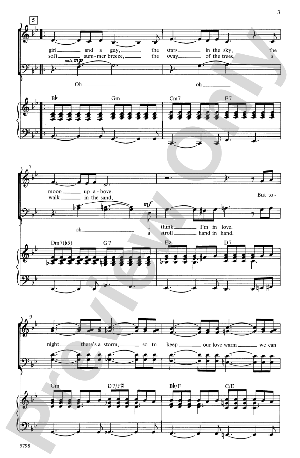 Slow Dancing in the Snow: SATB Choral Octavo
