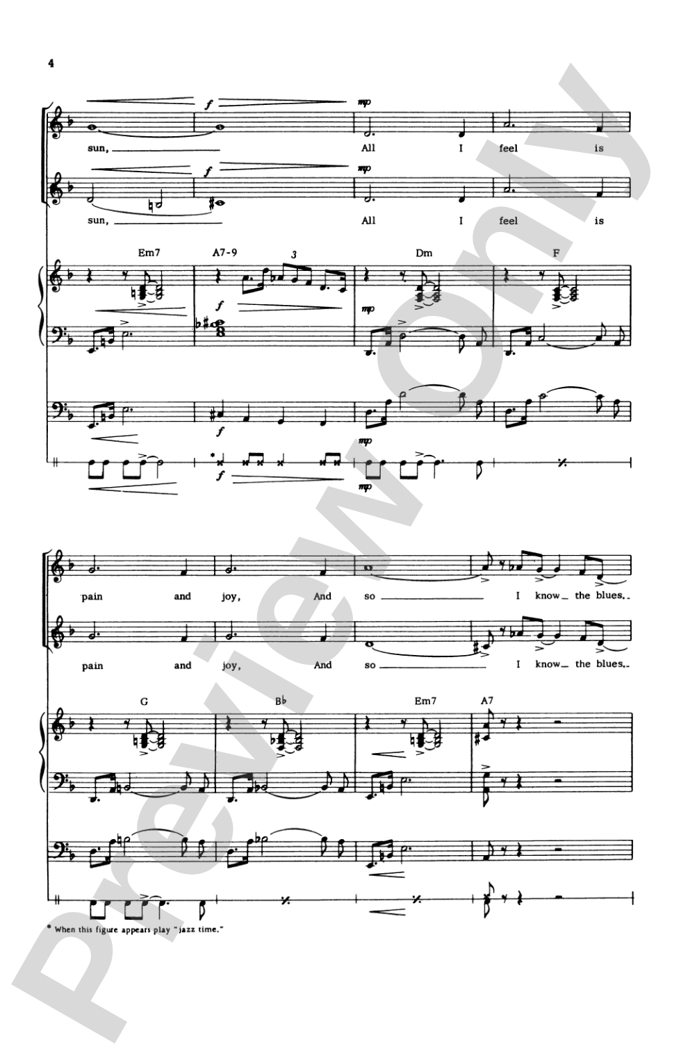 All About the Blues: 2-Part Choral Octavo