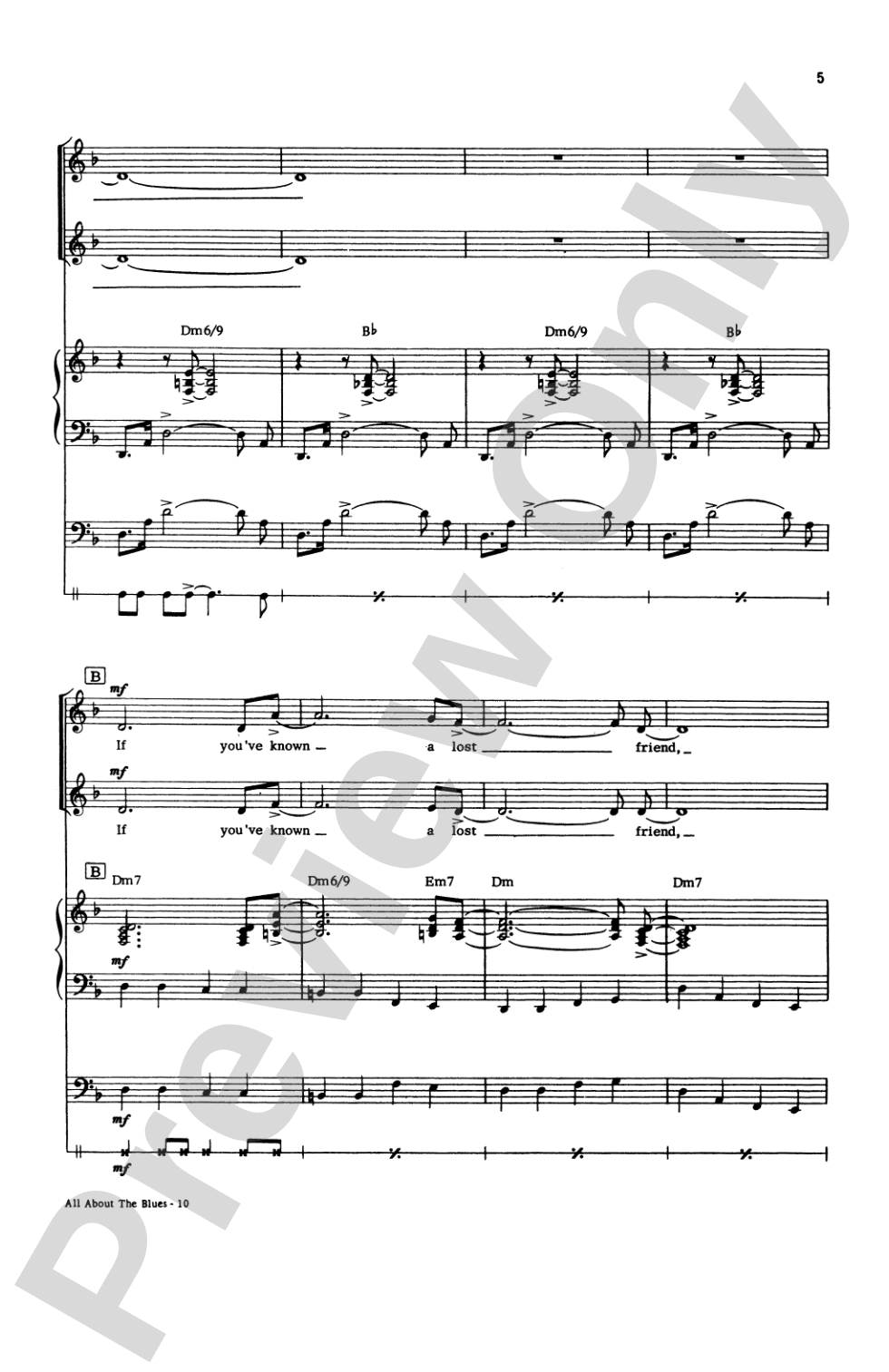 All About the Blues: 2-Part Choral Octavo