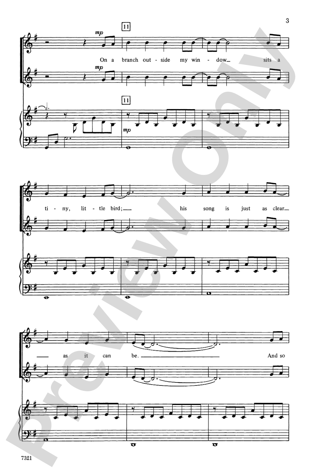 Fly Away: 2-Part Choral Octavo