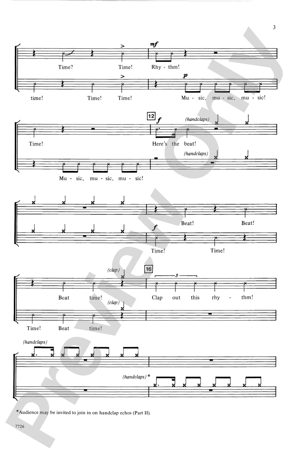 Speaking of Music: 2-Part Speaking Chorus Choral Octavo