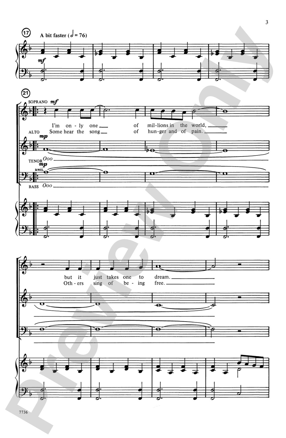 I Hear Music in Me: SATB Choral Octavo