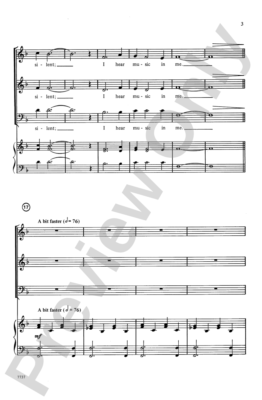 I Hear Music in Me: 3-Part Mixed Choral Octavo