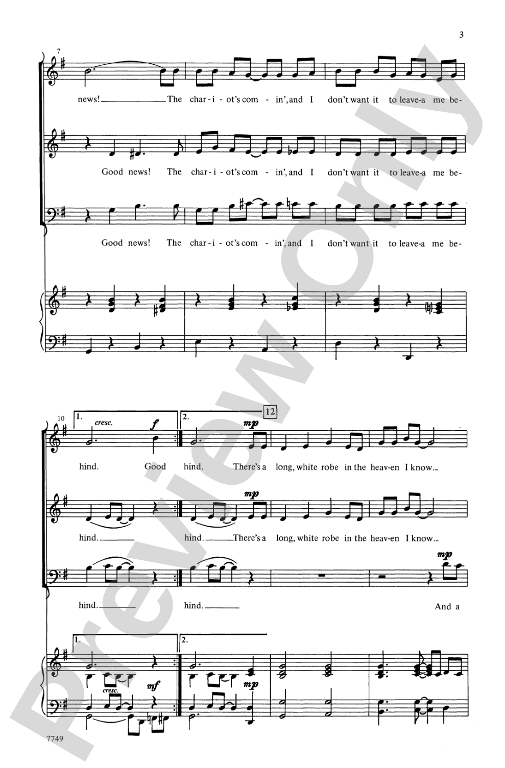 Good News!: 3-Part Mixed Choral Octavo