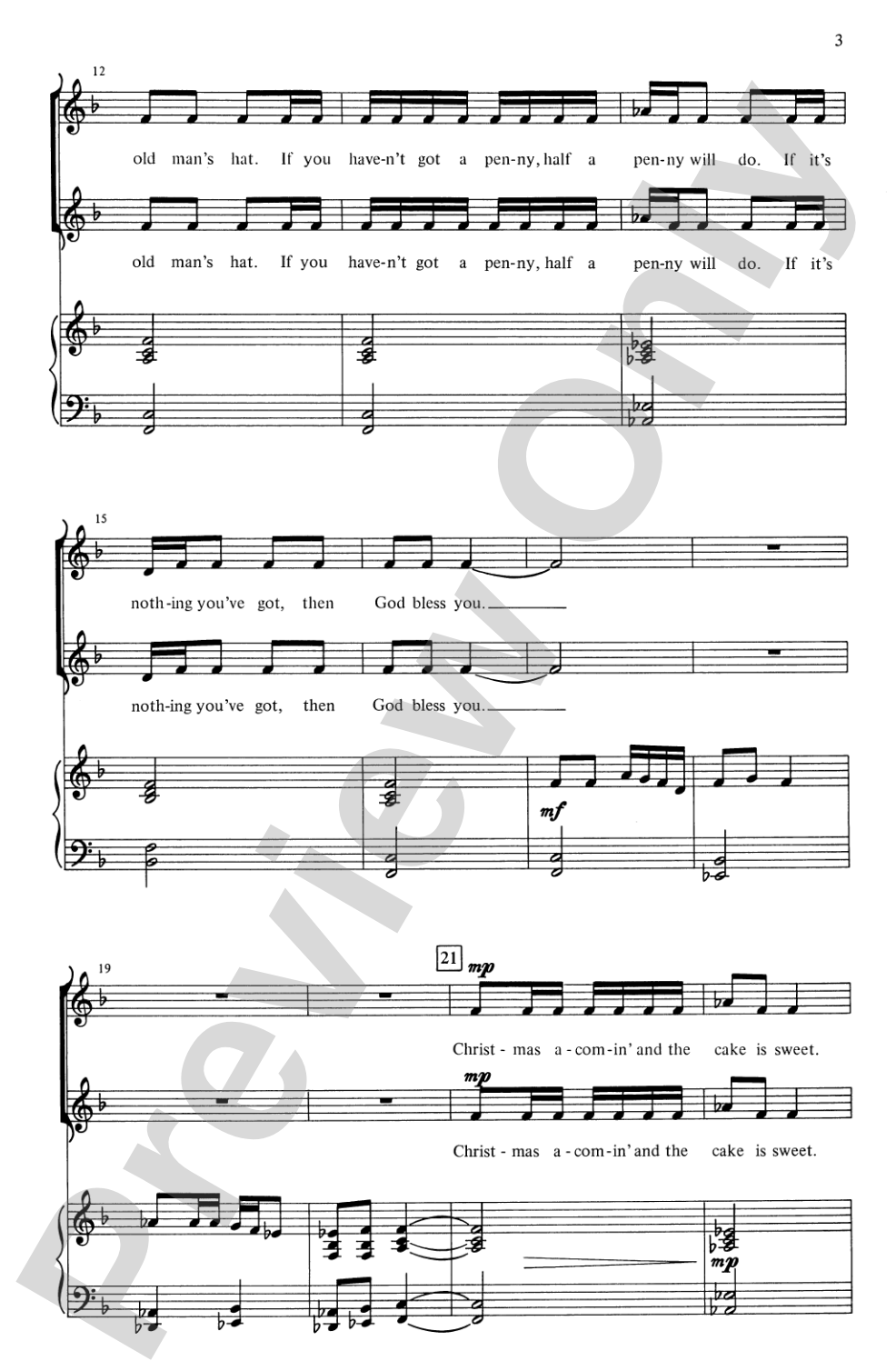 Christmas A-Comin': 2-Part Choral Octavo