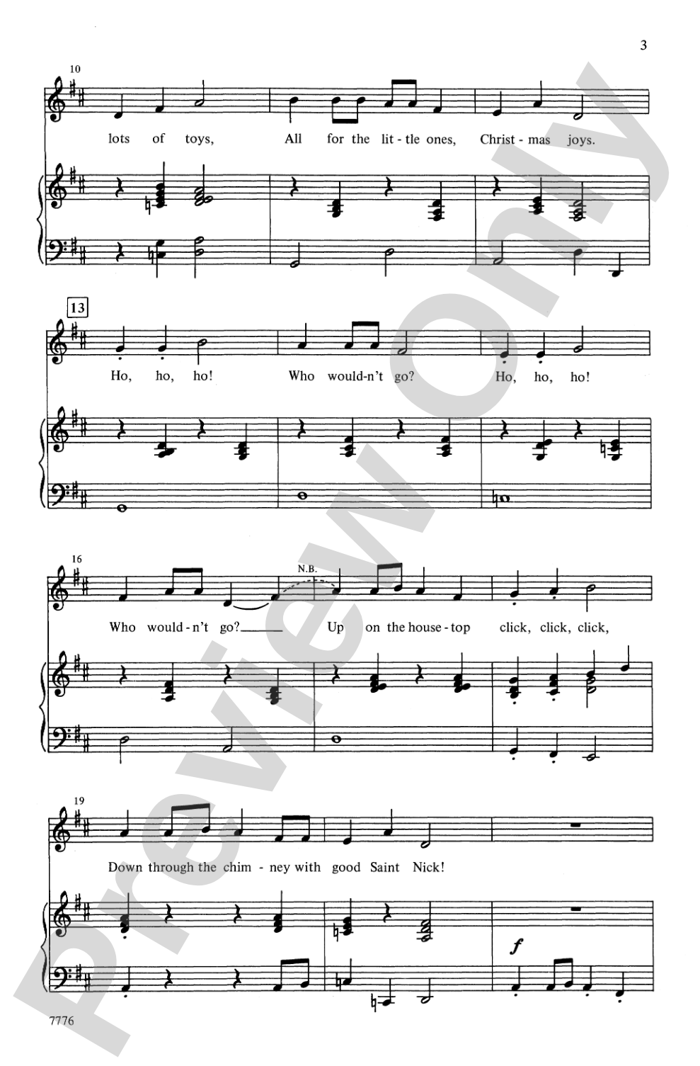 Housetop Carol: 2-Part Choral Octavo