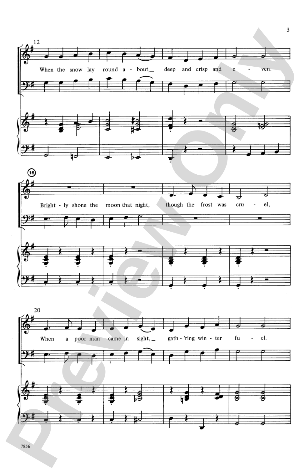Wenceslas! (The Good King Meets a Yankee): 3-Part Mixed Choral Octavo