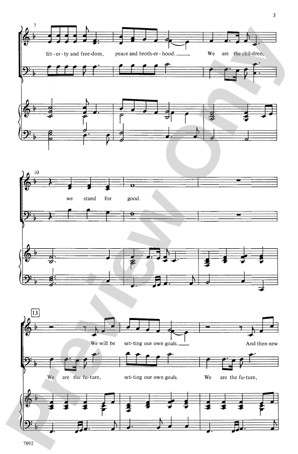 We Are the Children: 3-Part Mixed (with Opt. Staging) Choral Octavo
