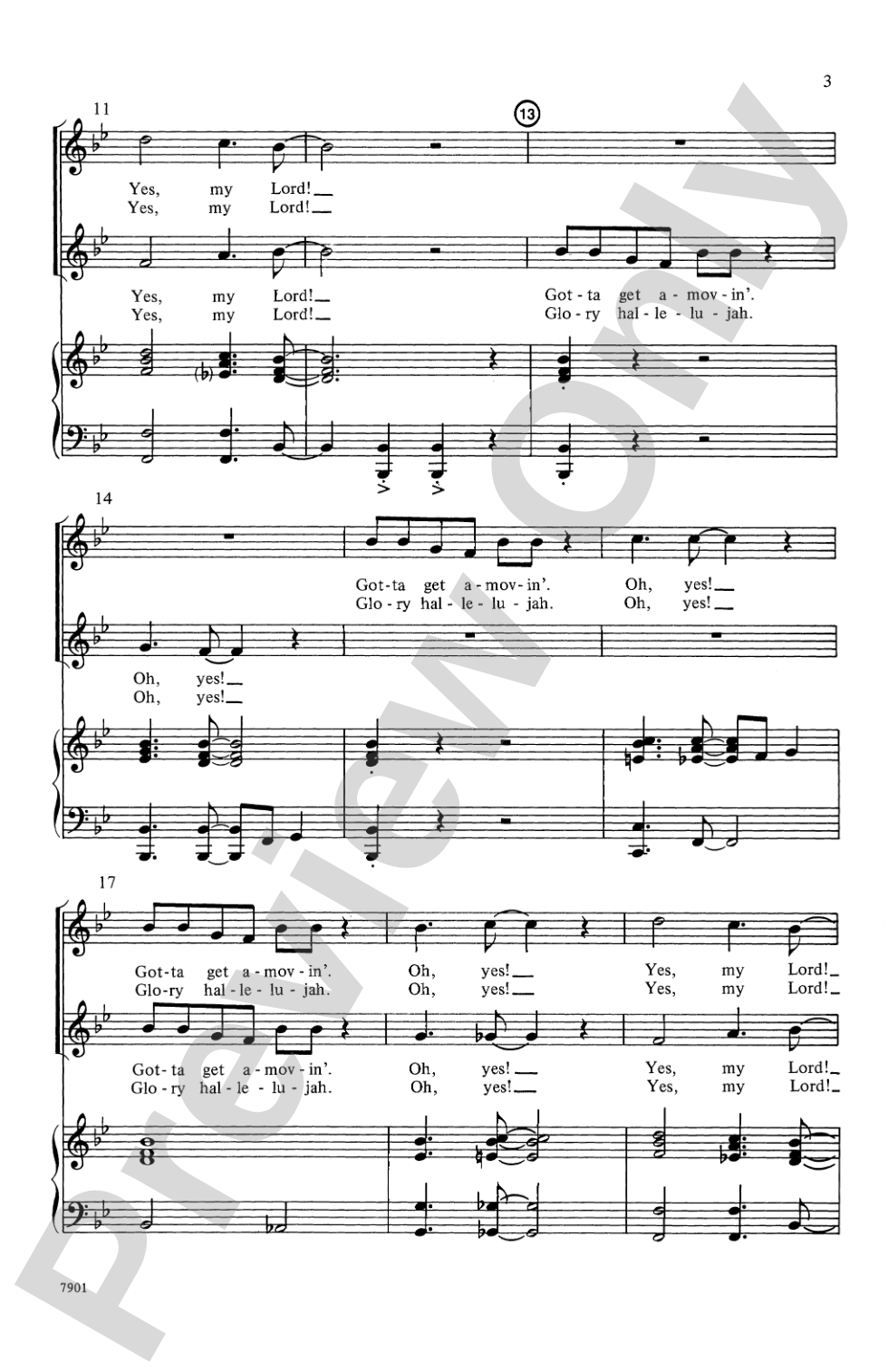 Yes, My Lord!: 2-Part Choral Octavo