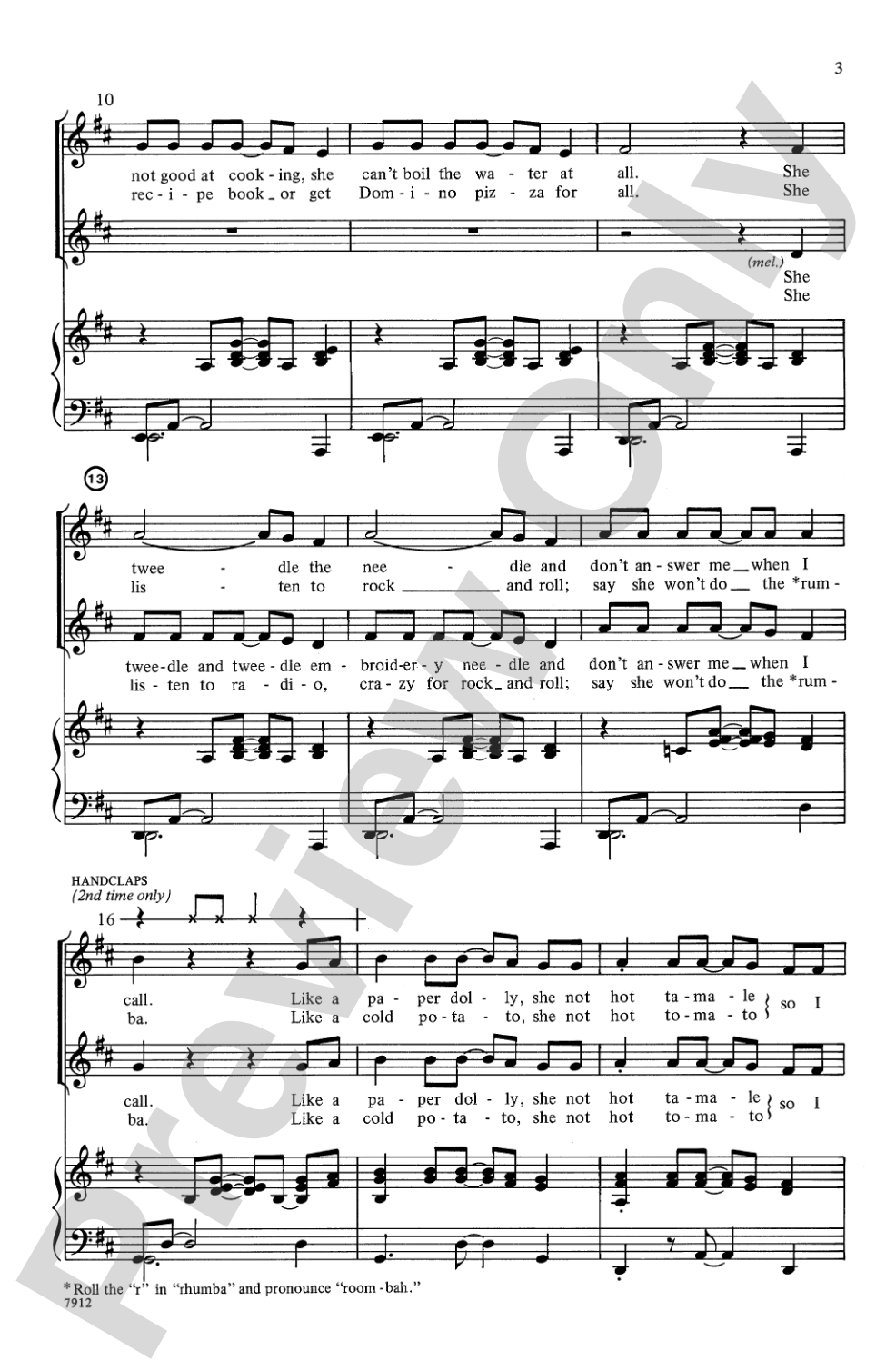 Pack She Back to She Ma: 2-Part Choral Octavo