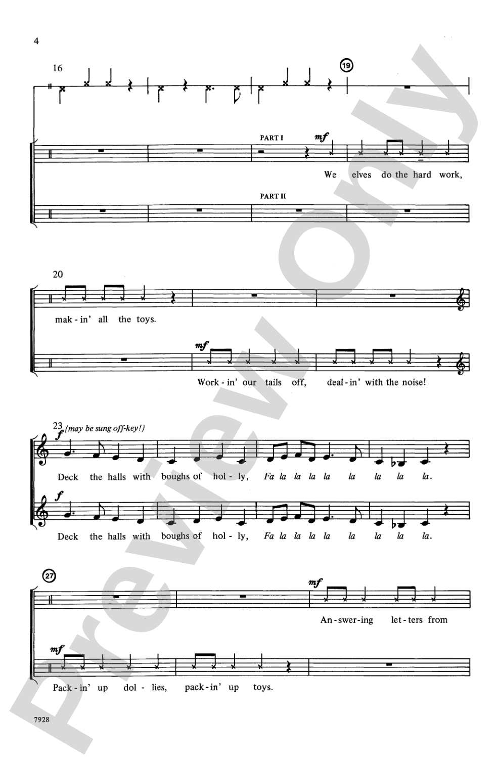 Santa's Job Is a Snap! (The Elves' Rap): 2-Part Speaking Chorus (with Opt. Staging) Choral Octavo