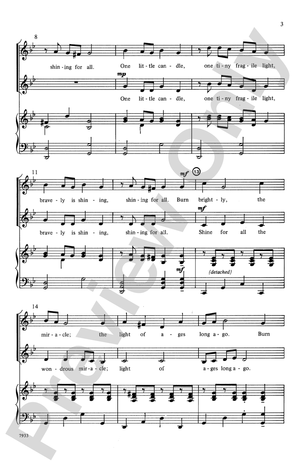 Light in the Darkness: 2-Part Choral Octavo