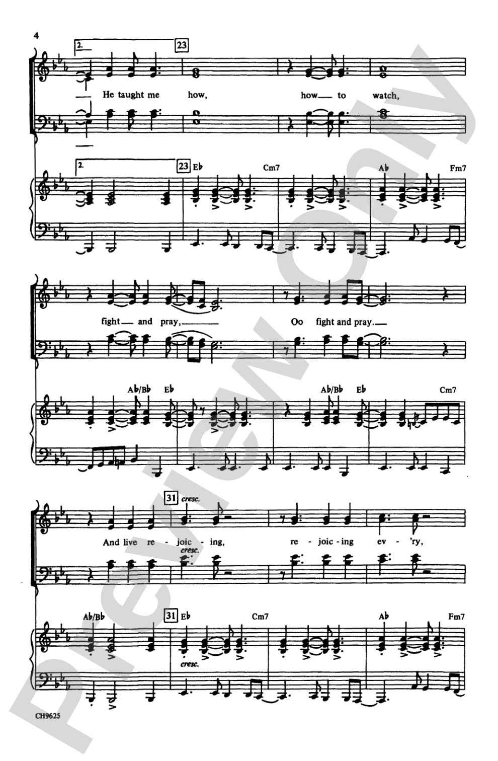 Oh, Happy Day: SATB Choral Octavo