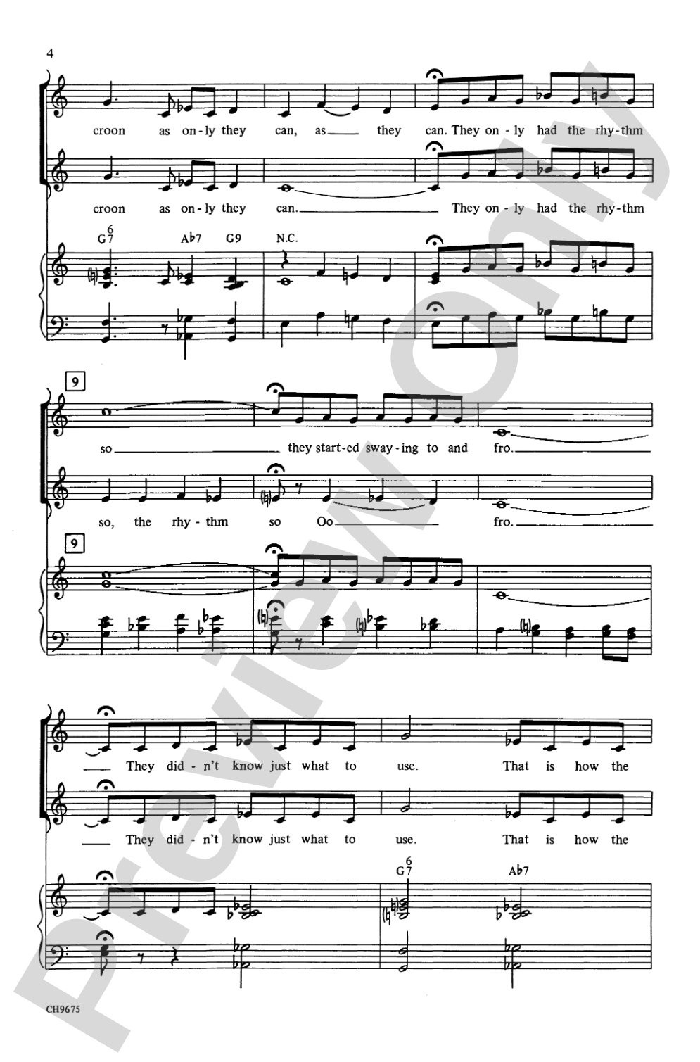 The Birth of the Blues: 2-Part Choral Octavo