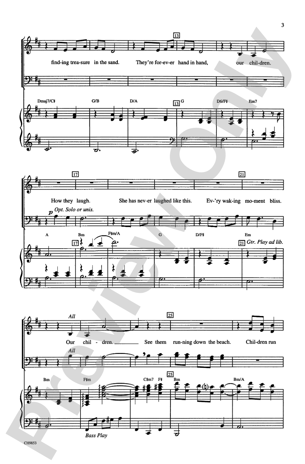 Our Children (from <I>Ragtime</I> The Musical™): SATB Choral Octavo