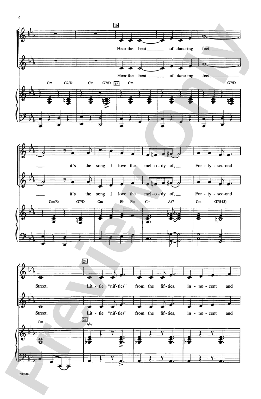 42nd Street: 2-Part Choral Octavo