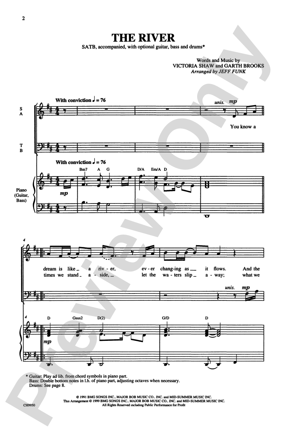 The River: SATB Choral Octavo