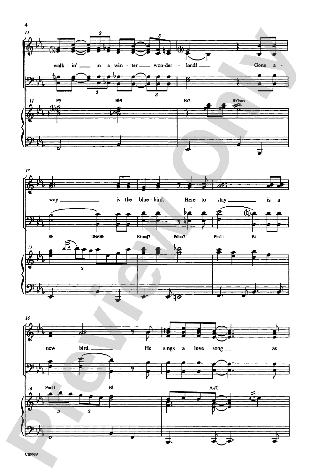 Winter Wonderland: SATB Choral Octavo