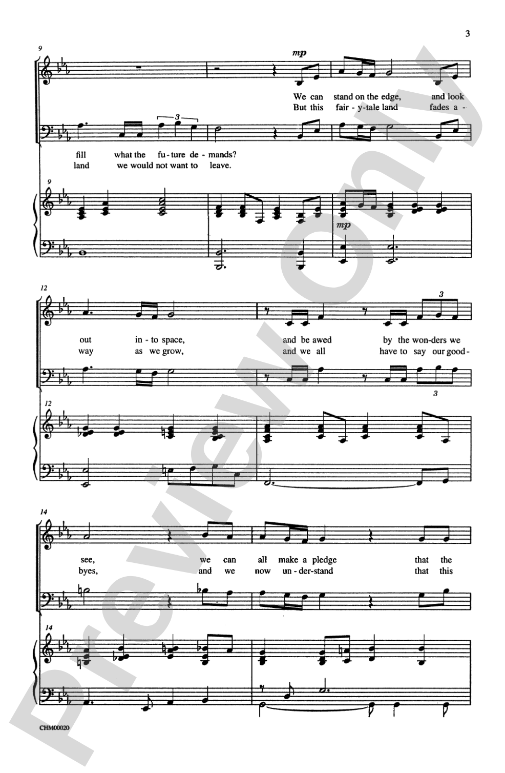 Bring on Tomorrow (from <I>Fame</I>): SATB Choral Octavo