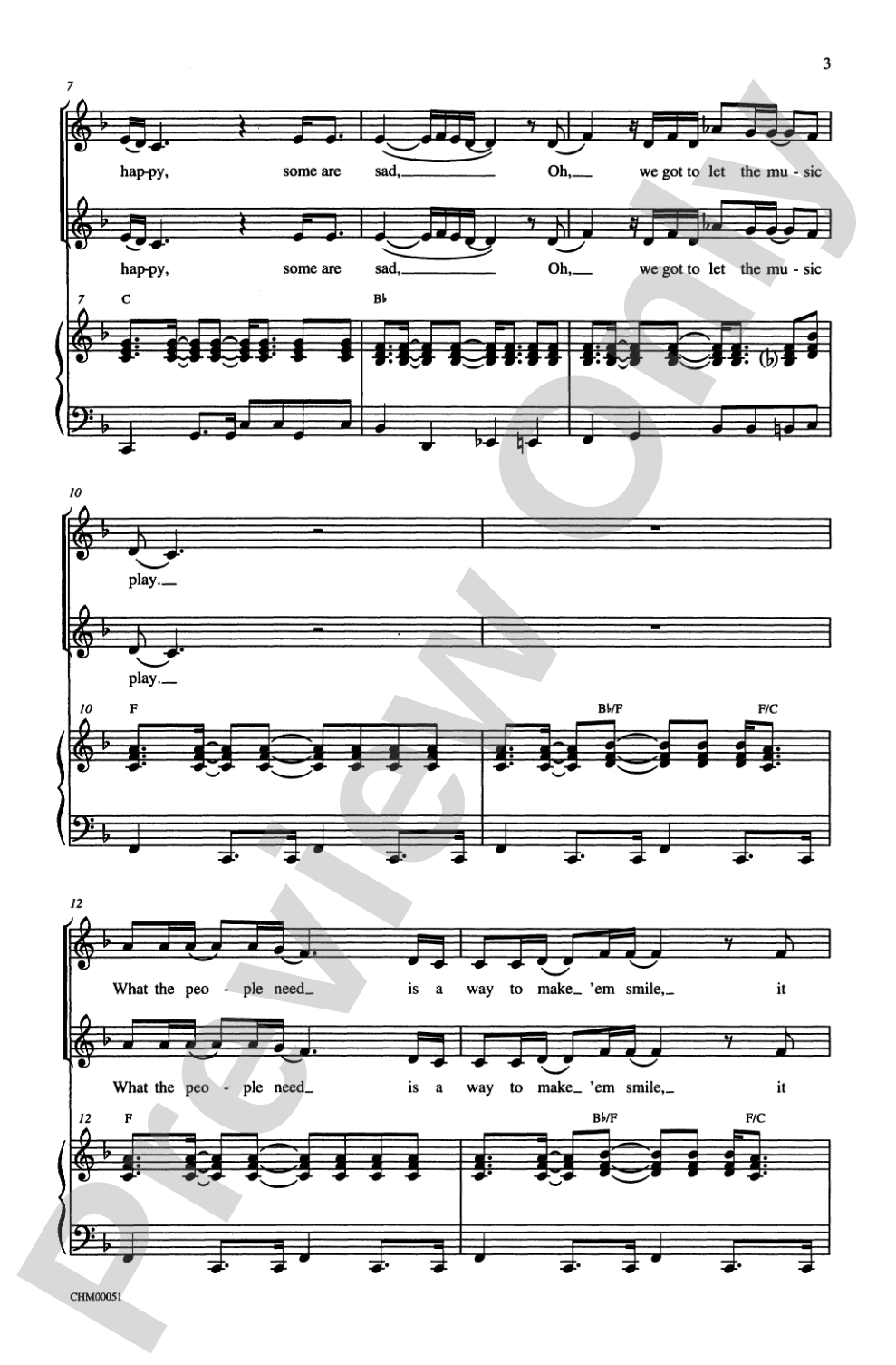 Listen to the Music: 2-Part Choral Octavo