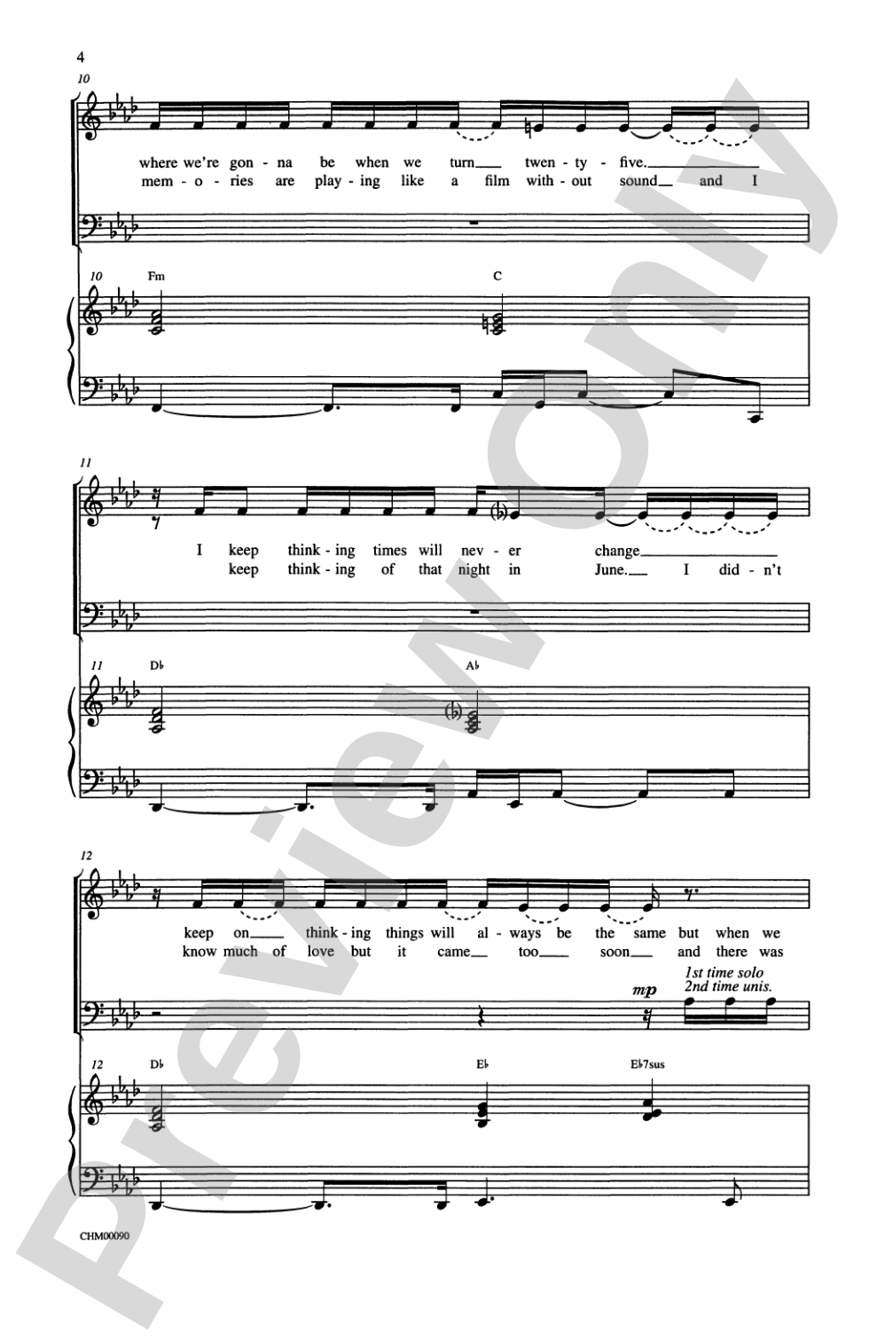 Graduation (Friends Forever): SATB Choral Octavo
